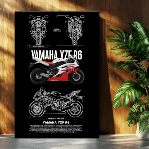 تابلوشاسی موتورسنگین Yamaha  R6