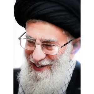 تابلوشاسی آیت‌الله خامنه‌ای، با چهره خندان