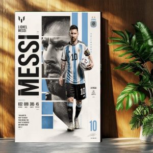 تابلوشاسی فوتبالیست  برتر Messi کد۲۹n
