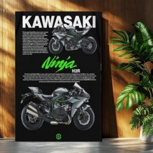Mdf شاسی عکس موتور سنگین  KAWASAKI  NINJA H2Rکد ۰۹S