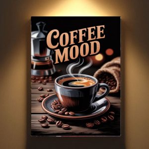 تابلو شاسی ‌فنجان قهوه