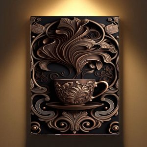 تابلو شاسی ‌فنجان قهوه ۴۰۰