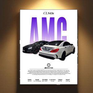 تابلو شاسی ماشین مرسدس بنز cls 63s
