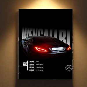 تابلو شاسی ماشین مرسدس بنز cls 2014