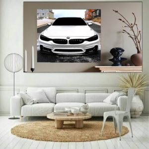 تابلو شاسی عکس ماشین bmw نمای جلو کد 01f