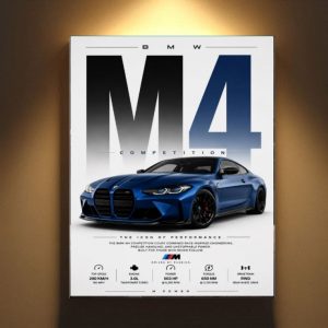 تابلو شاسی بی ام و m4 کد ۲۳ی
